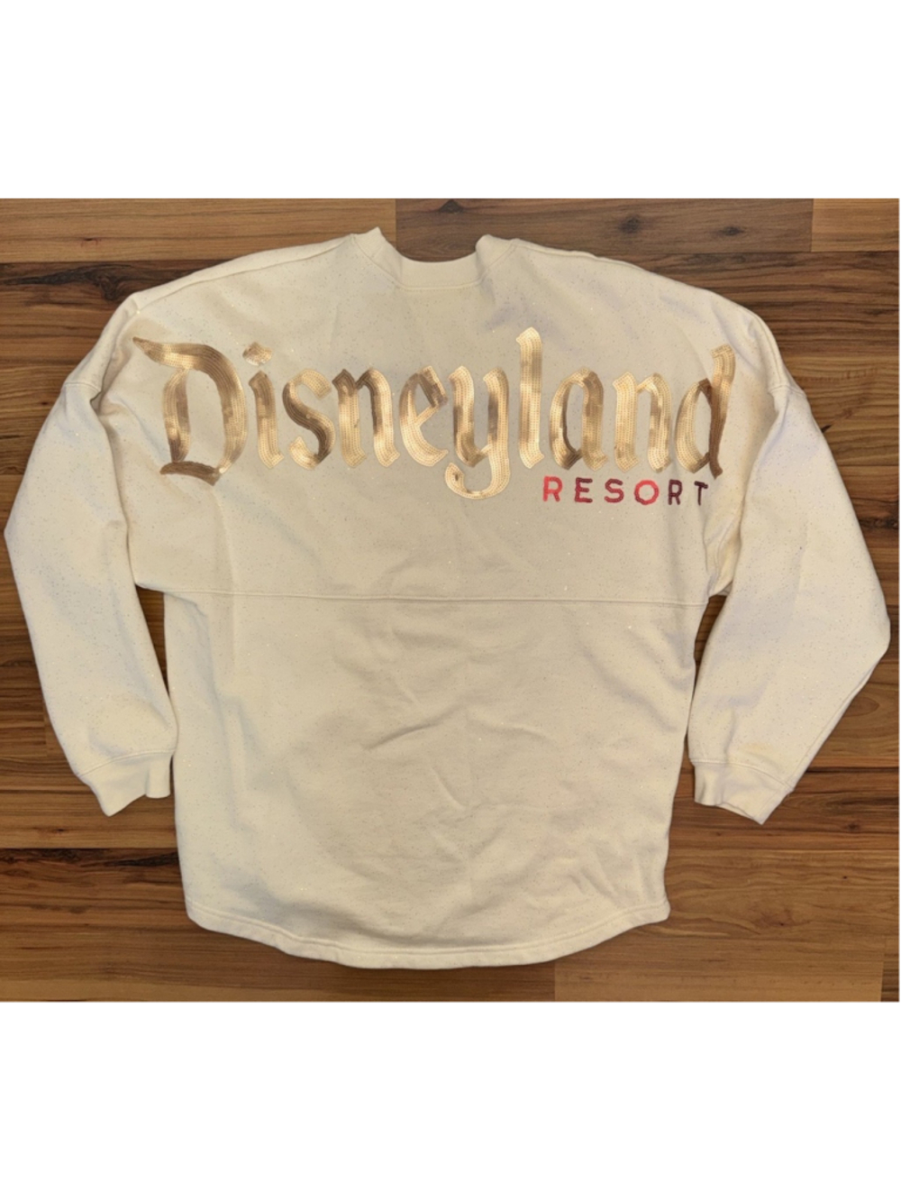 Disneyland Resort Spirit Jersey Christmas Santa Mickey Sequin Glitter Holiday S - Picture 2 of 8